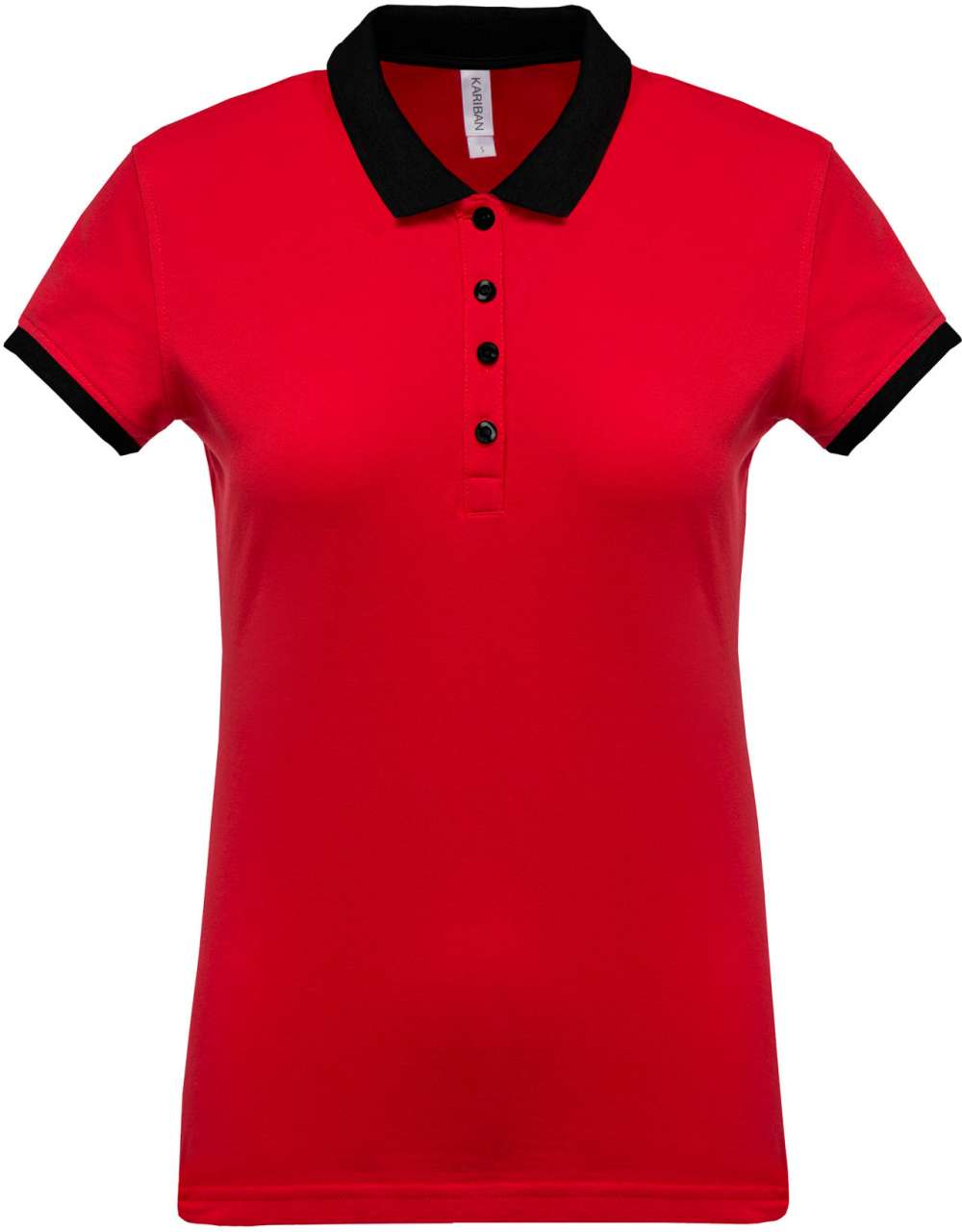 KA259 - LADIES’ TWO-TONE PIQUÉ POLO SHIRT