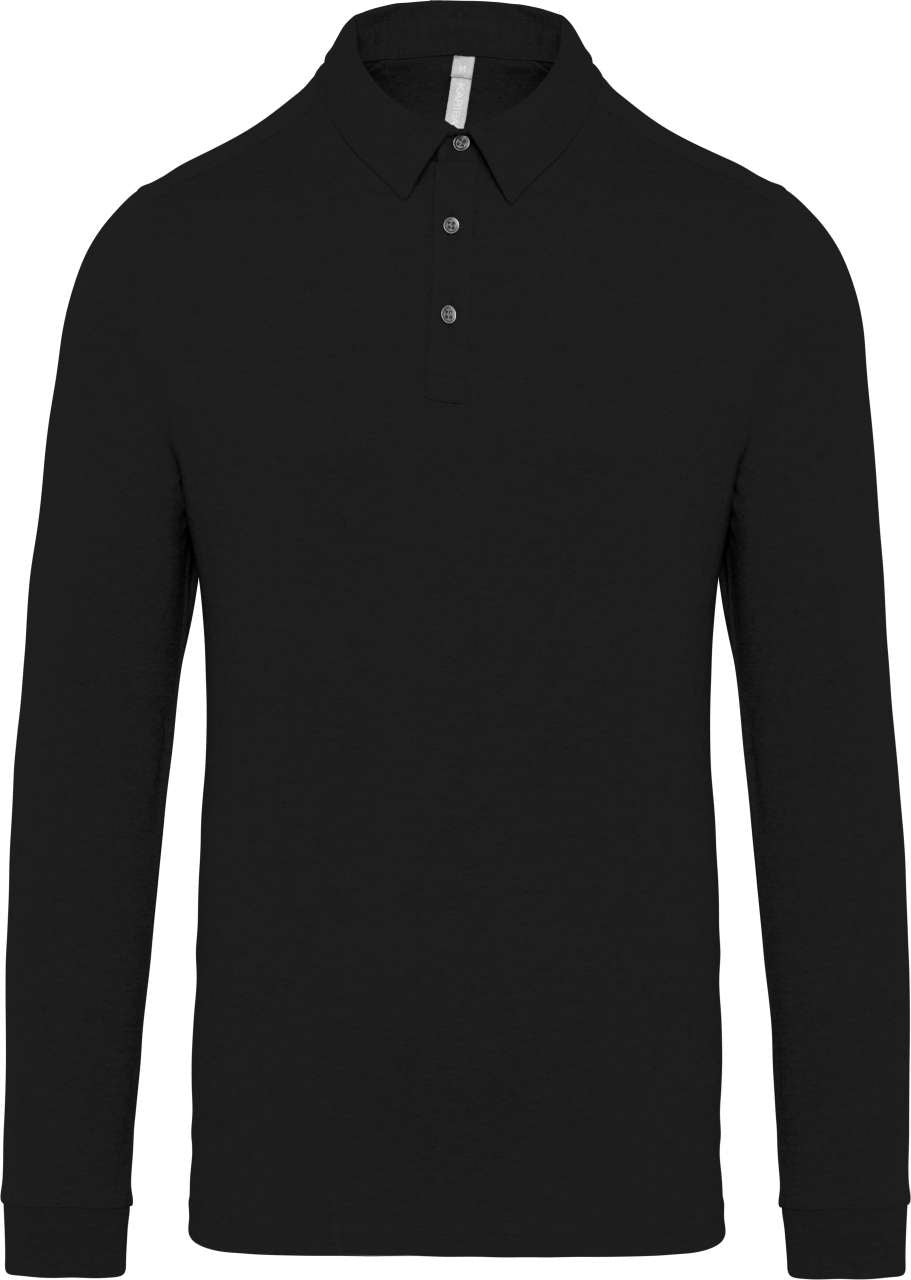 KA264 - MEN'S LONG SLEEVED JERSEY POLO SHIRT