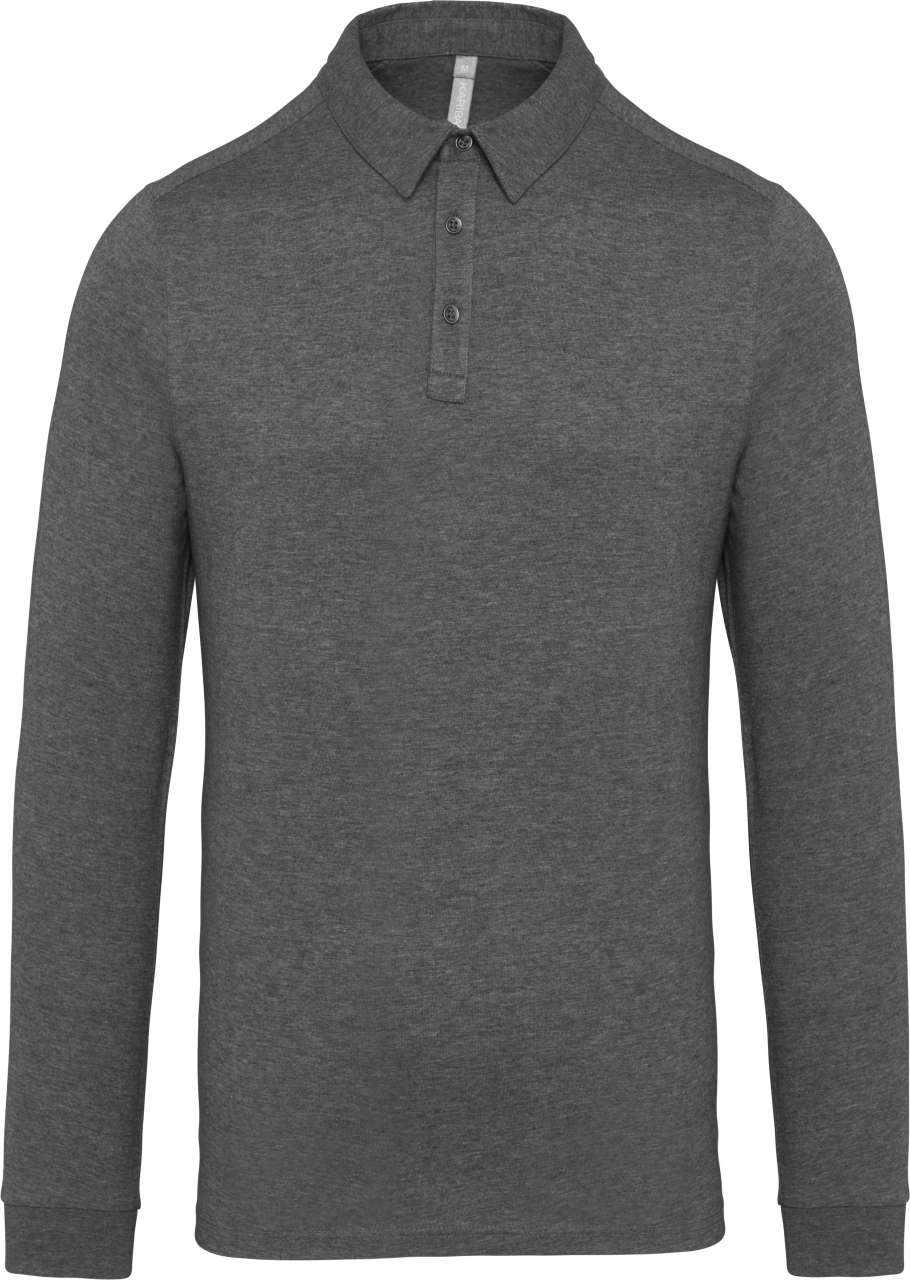 KA264 - MEN'S LONG SLEEVED JERSEY POLO SHIRT