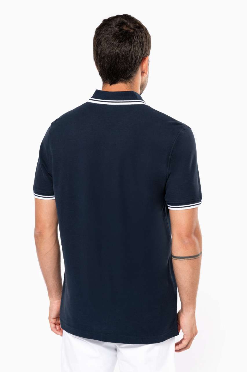 KA272 - MEN'S SHORT-SLEEVED POLOSHIRT WITH CONTRASTING PIPING
