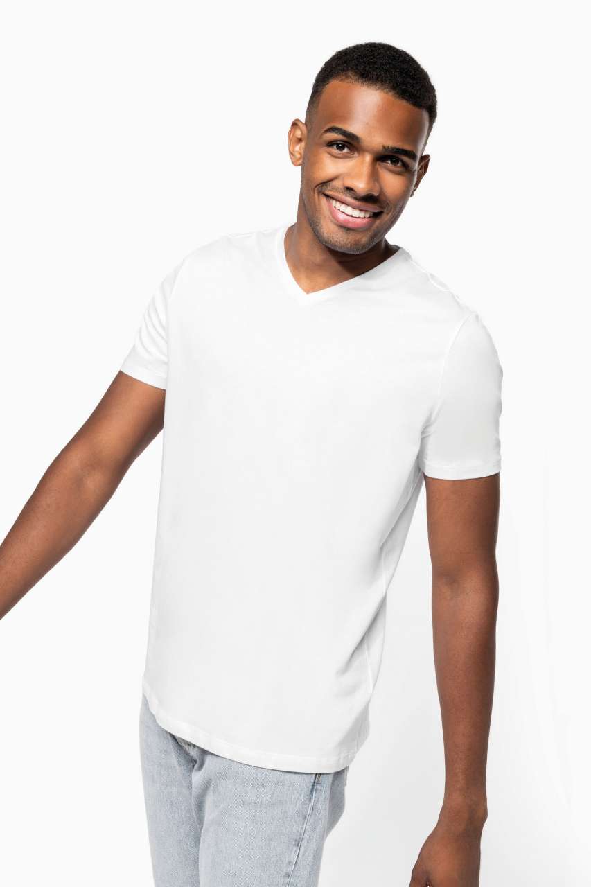 KA3014 - MEN'S SHORT-SLEEVED V-NECK T-SHIRT
