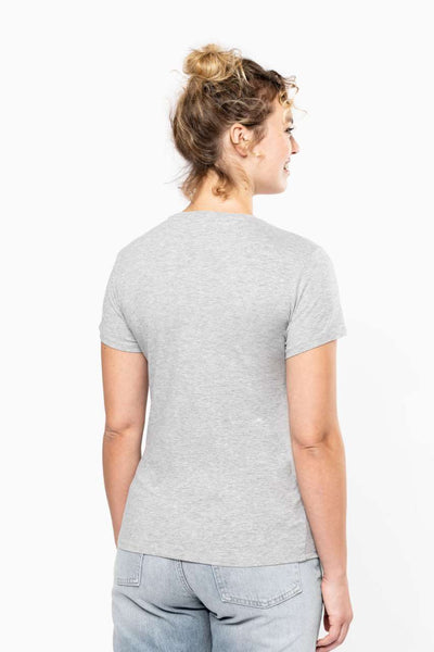 KA3015 - LADIES' SHORT-SLEEVED V-NECK T-SHIRT