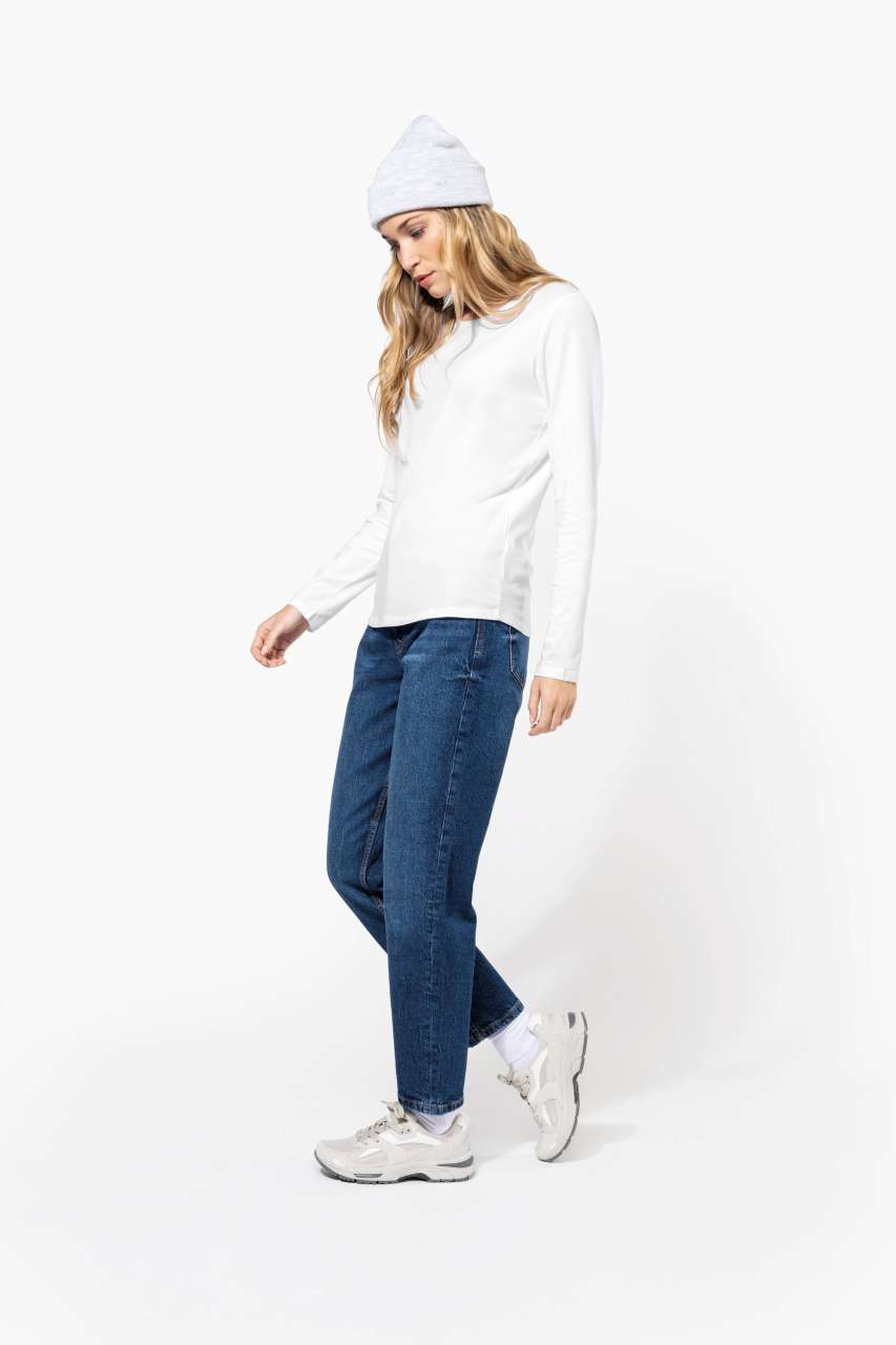 KA3017 - LADIES LONG-SLEEVED CREW NECK T-SHIRT