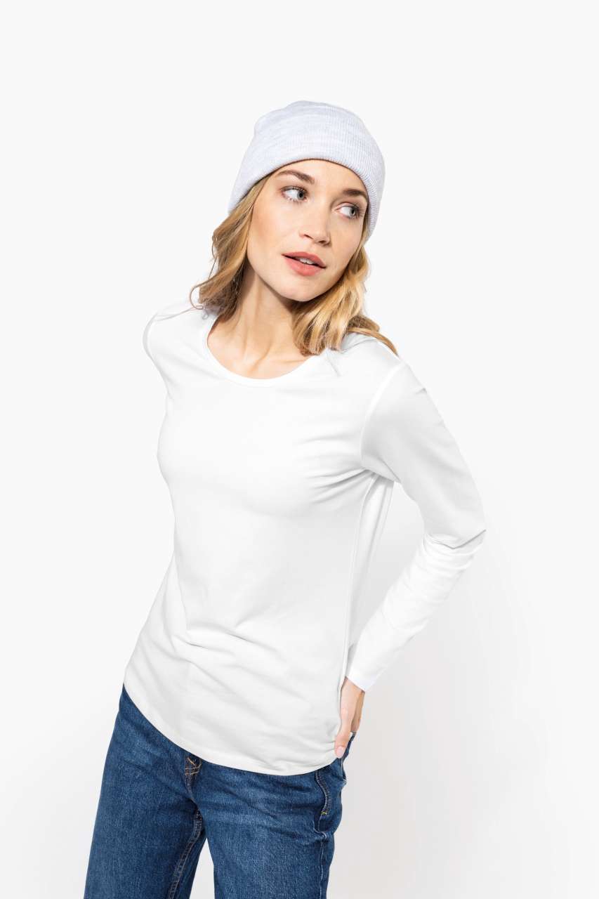 KA3017 - LADIES LONG-SLEEVED CREW NECK T-SHIRT