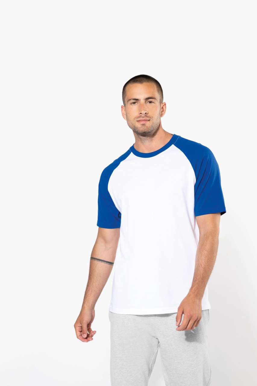 KA330 - BASEBALL - SHORT-SLEEVED TWO-TONE T-SHIRT