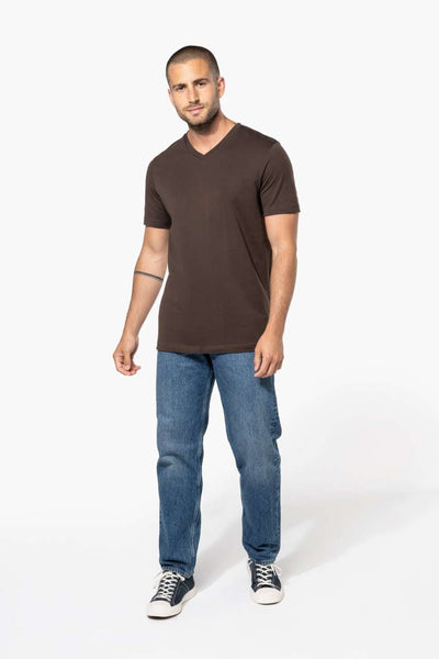 KA357 - MEN'S SHORT-SLEEVED V-NECK T-SHIRT