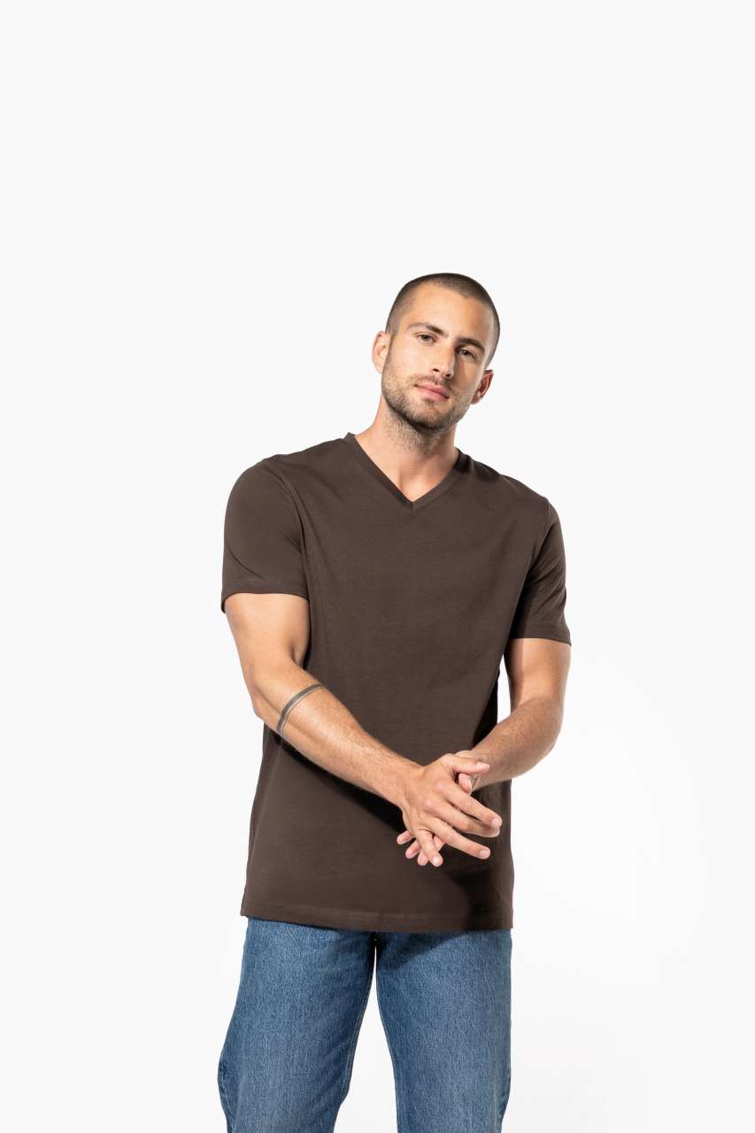 KA357 - MEN'S SHORT-SLEEVED V-NECK T-SHIRT