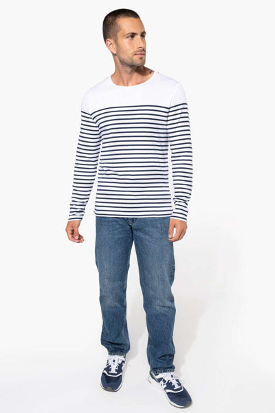 KA366 - MEN’S LONG-SLEEVED BRETON STRIPE TOP