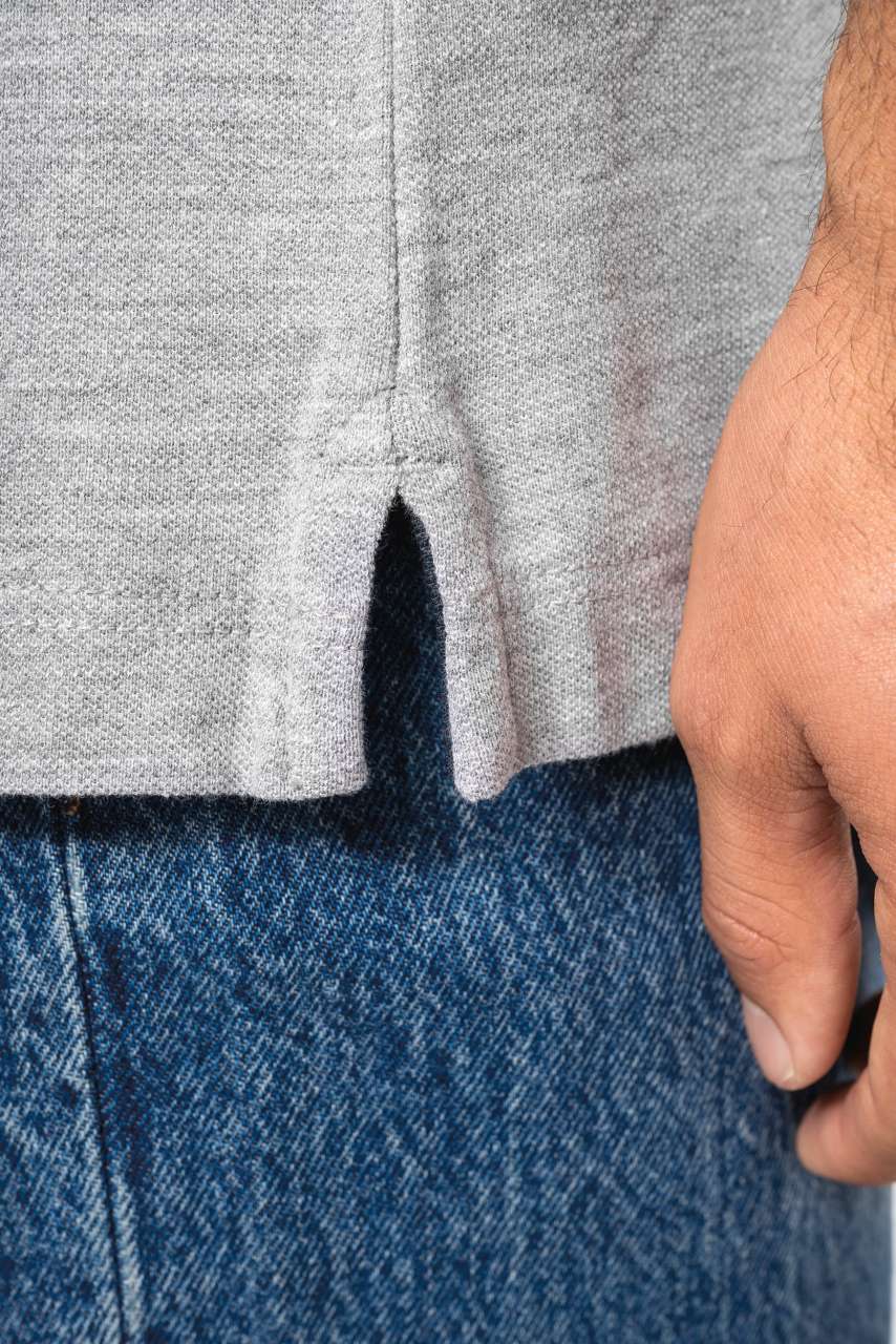 KA374 - MEN'S PIQUÉ KNIT V-NECK T-SHIRT