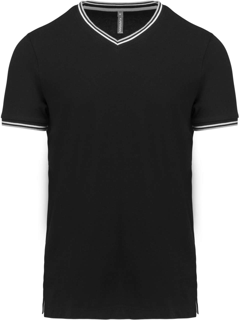 KA374 - MEN'S PIQUÉ KNIT V-NECK T-SHIRT