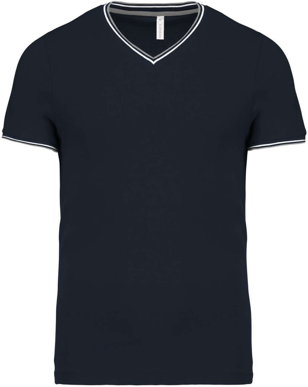 KA374 - MEN'S PIQUÉ KNIT V-NECK T-SHIRT