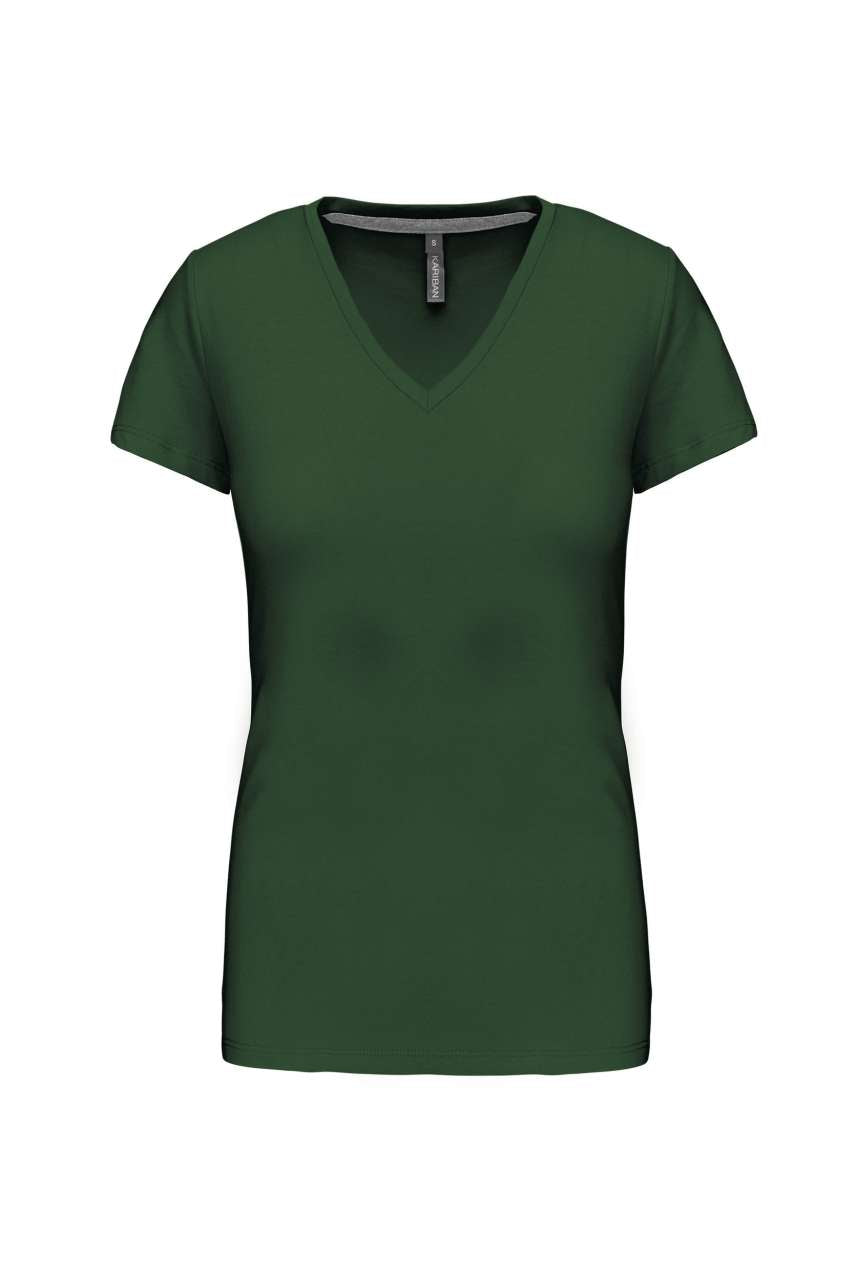 KA381 - LADIES' SHORT-SLEEVED V-NECK T-SHIRT