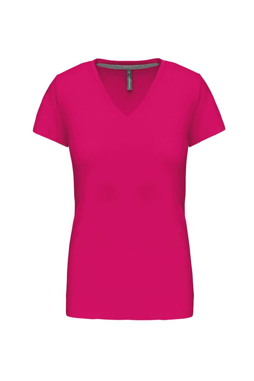 KA381 - LADIES' SHORT-SLEEVED V-NECK T-SHIRT
