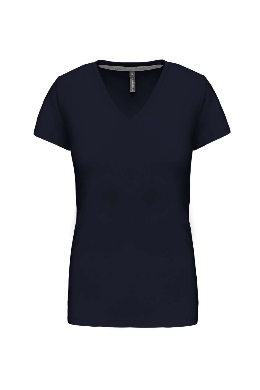 KA381 - LADIES' SHORT-SLEEVED V-NECK T-SHIRT