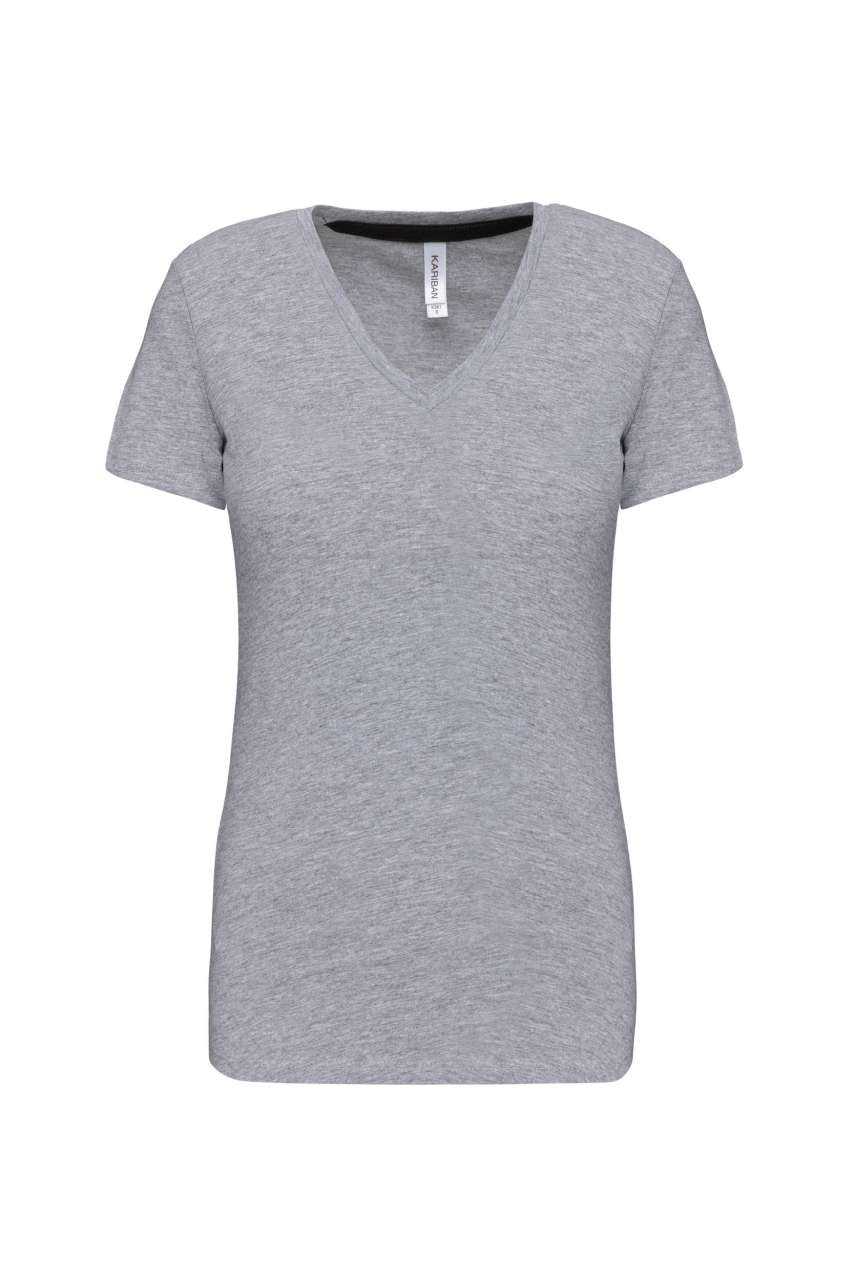 KA381 - LADIES' SHORT-SLEEVED V-NECK T-SHIRT