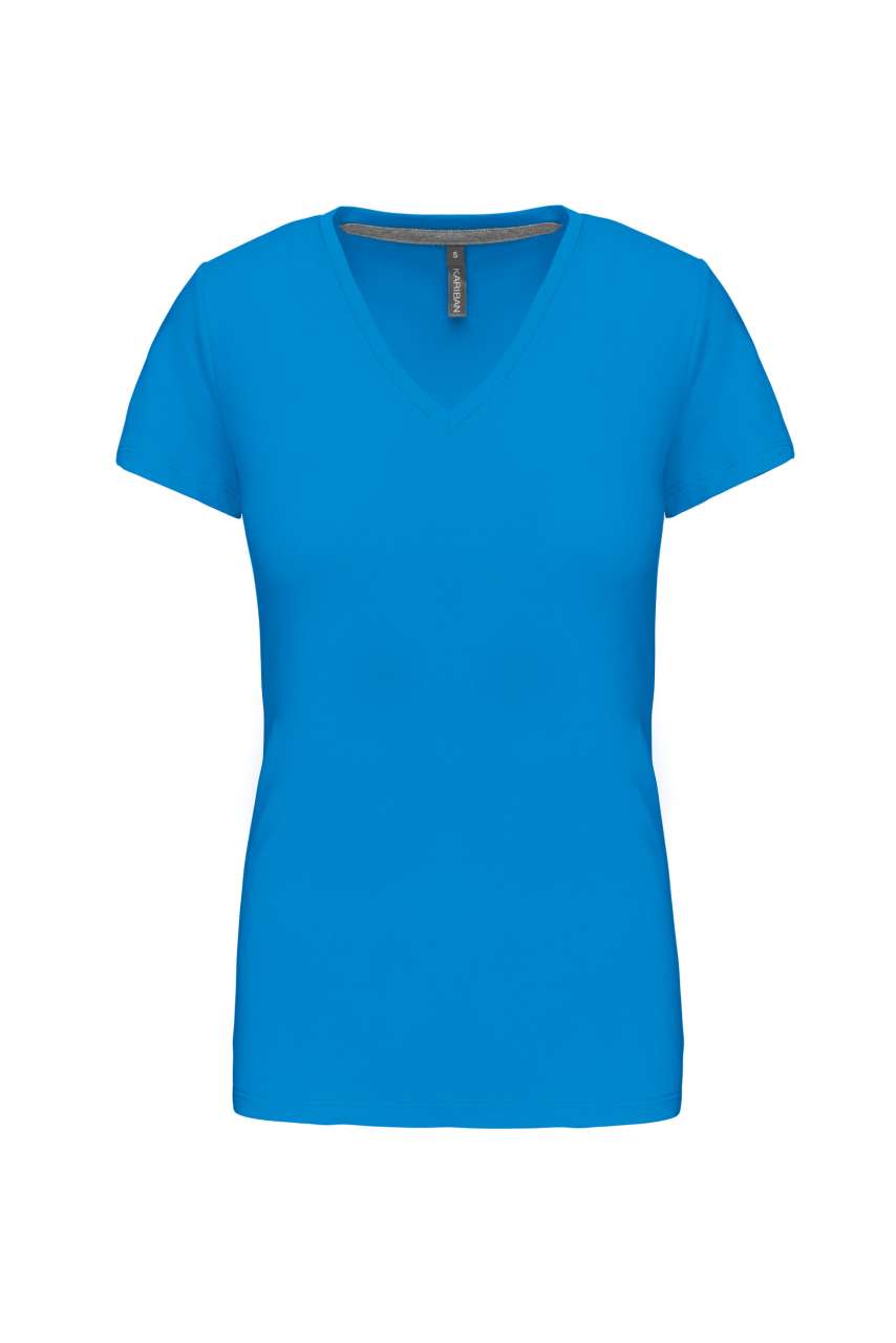 KA381 - LADIES' SHORT-SLEEVED V-NECK T-SHIRT
