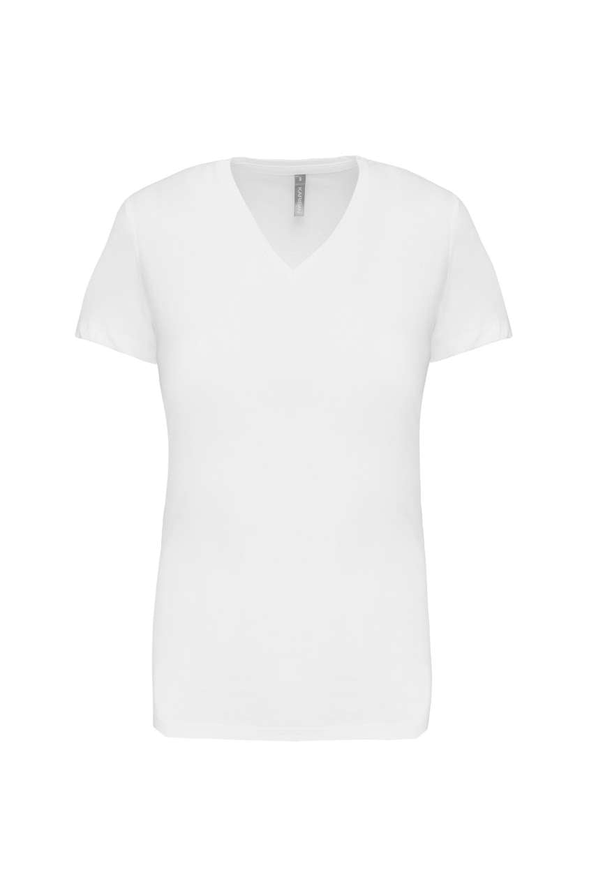 KA381 - LADIES' SHORT-SLEEVED V-NECK T-SHIRT