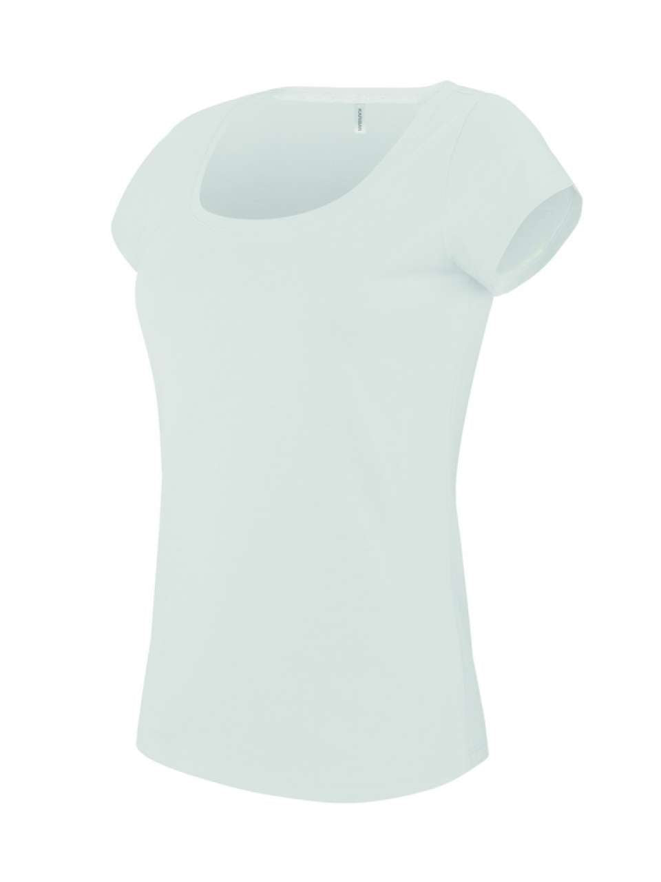 KA384 - LADIES’ BOAT NECK SHORT-SLEEVED T-SHIRT