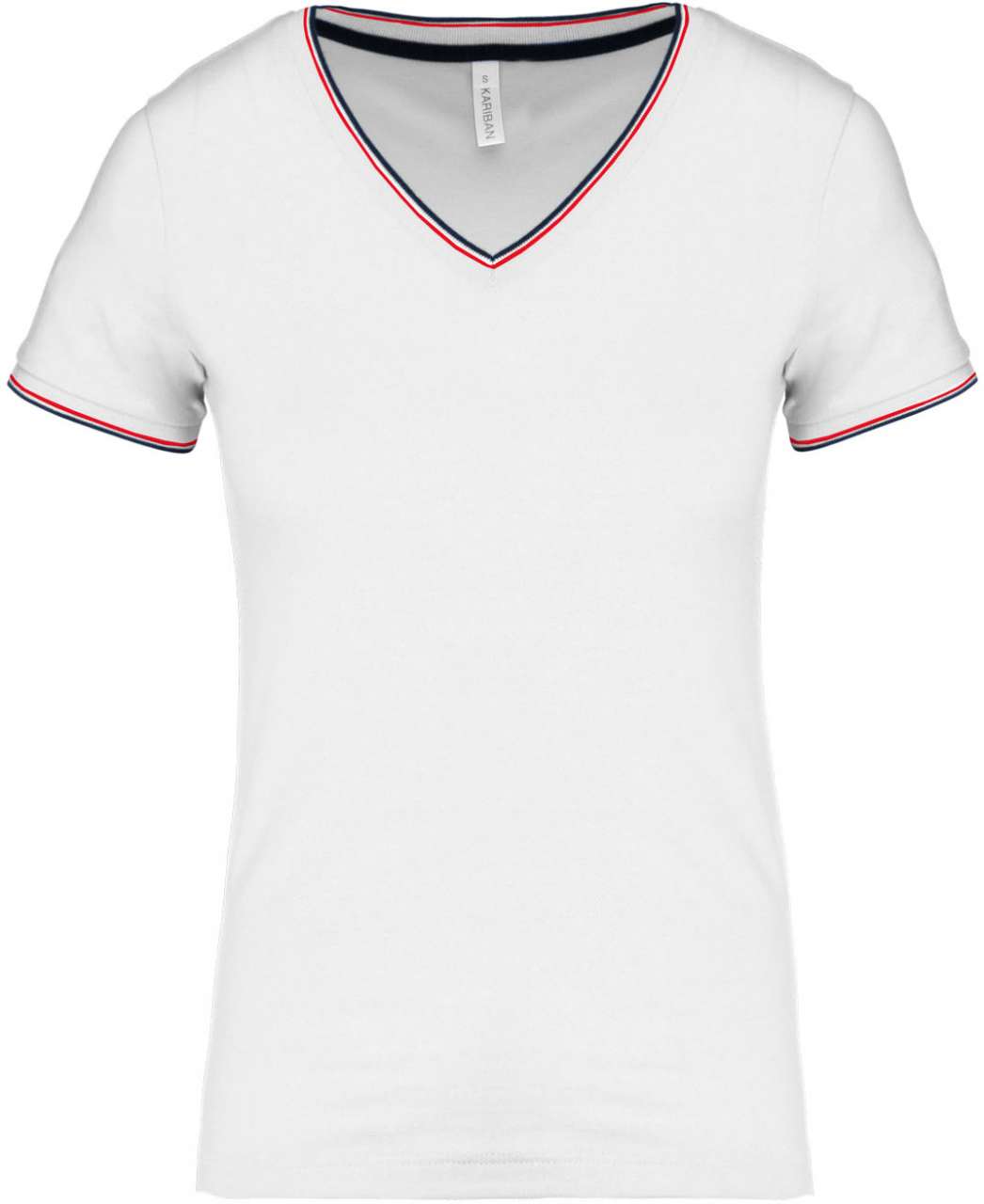 KA394 - LADIES' PIQUÉ KNIT V-NECK T-SHIRT