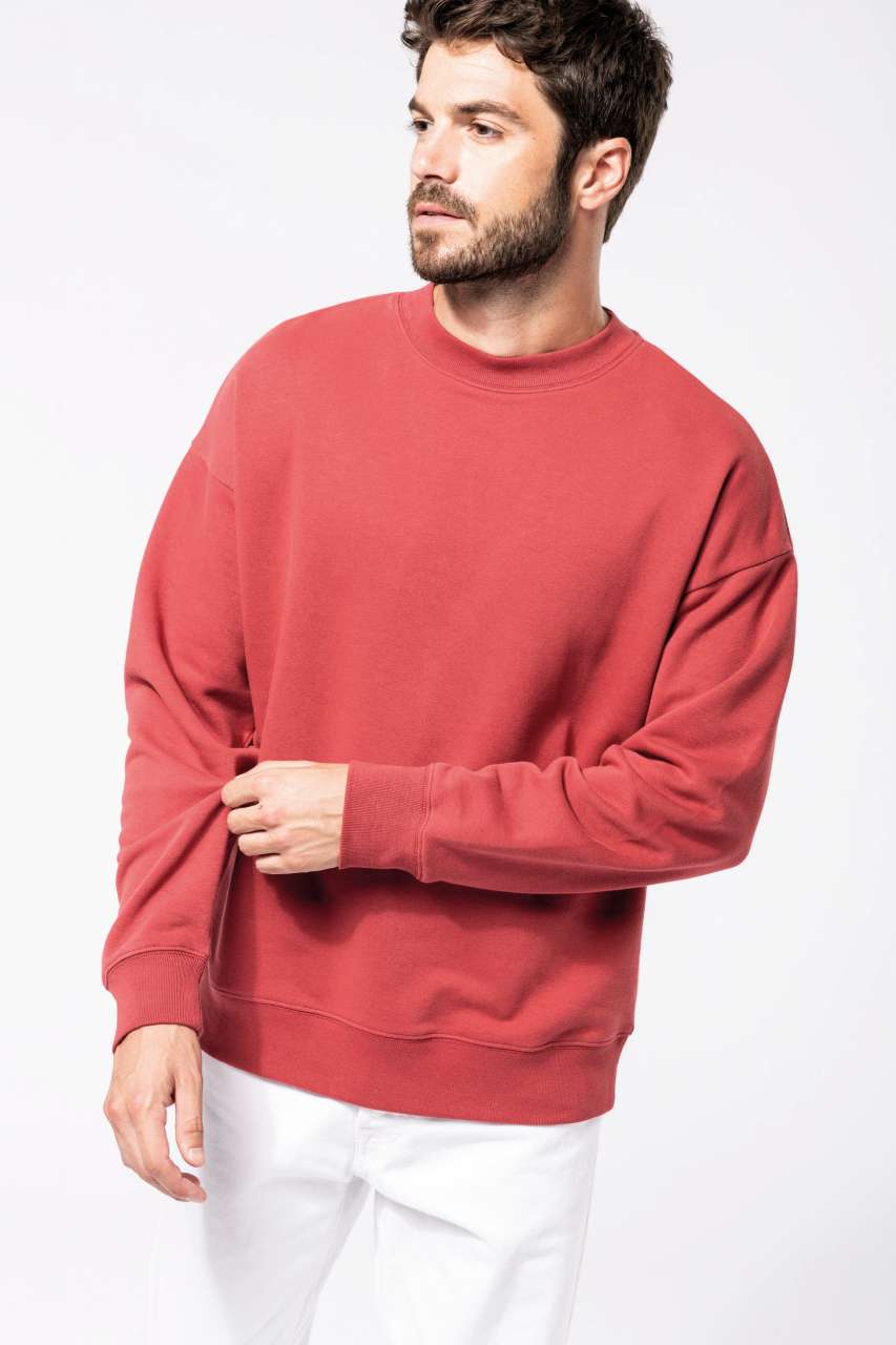 KA4032 - UNISEX OVERSIZED ECO-FRIENDLY CREW NECK SWEATSHIRT
