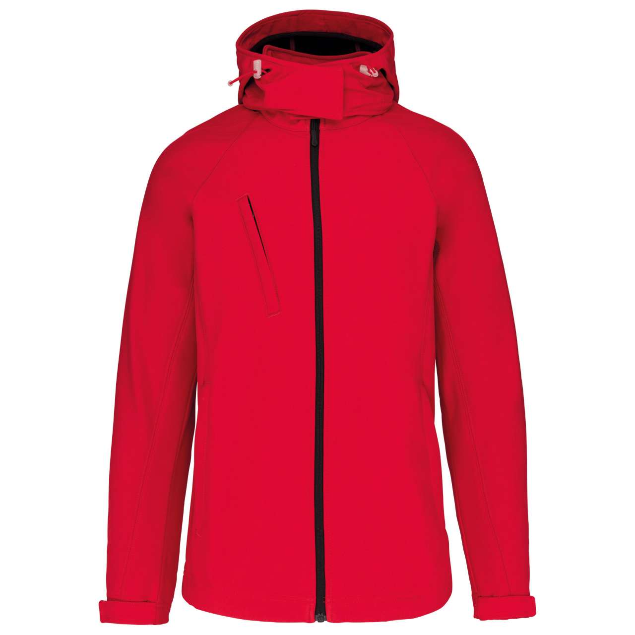 KA414 - LADIES' DETACHABLE HOODED SOFTSHELL JACKET