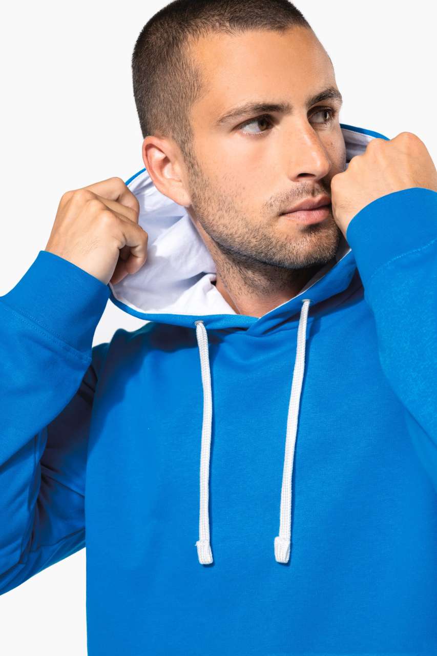 KA446 - MEN'S CONTRAST HOODED SWEATSHIRT – Mărimi M, L, XL