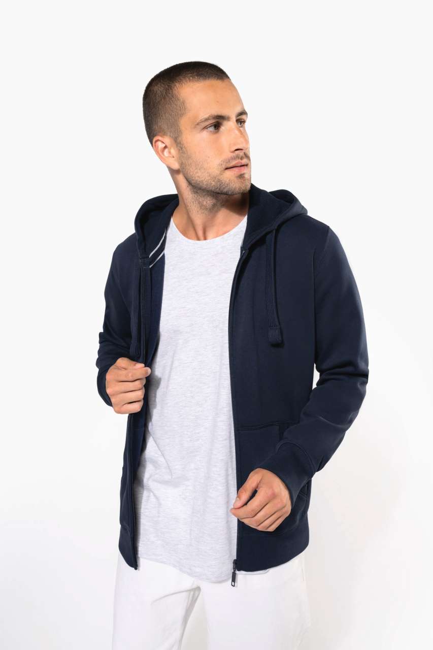 KA454 - MEN'S FULL ZIP HOODED SWEATSHIRT