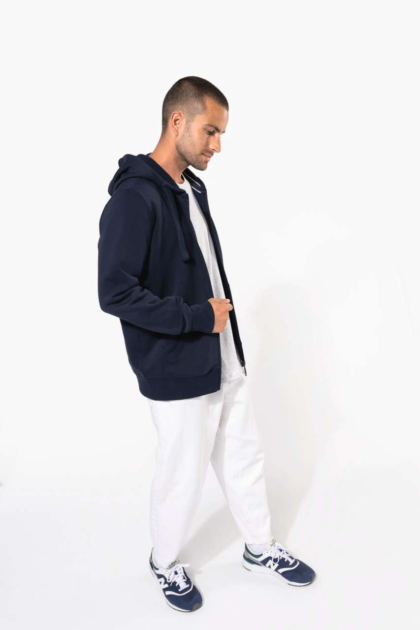 KA454 - MEN'S FULL ZIP HOODED SWEATSHIRT