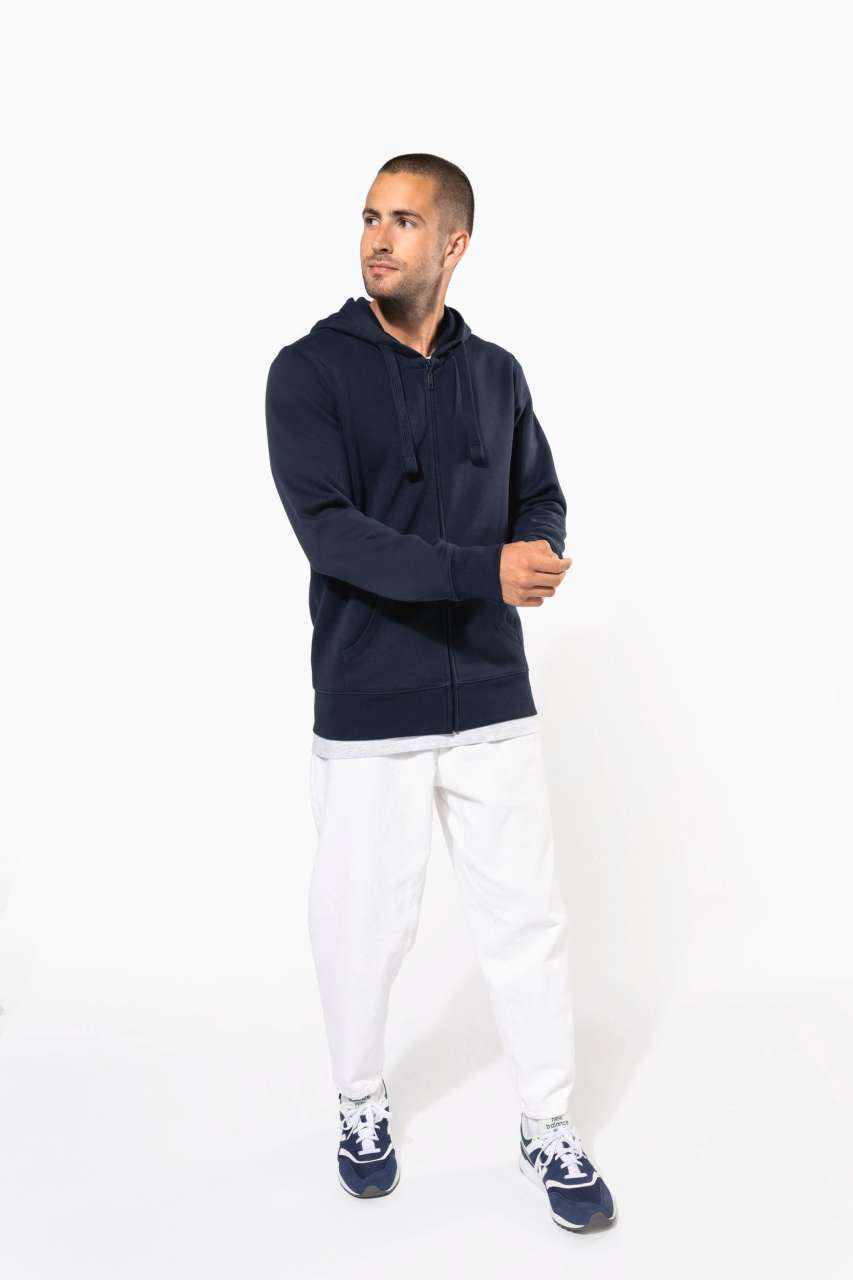 KA454 - MEN'S FULL ZIP HOODED SWEATSHIRT