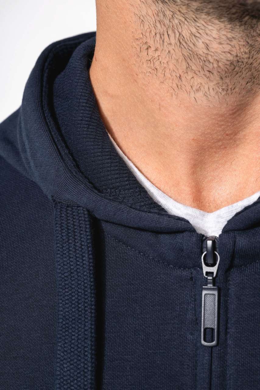 KA454 - MEN'S FULL ZIP HOODED SWEATSHIRT