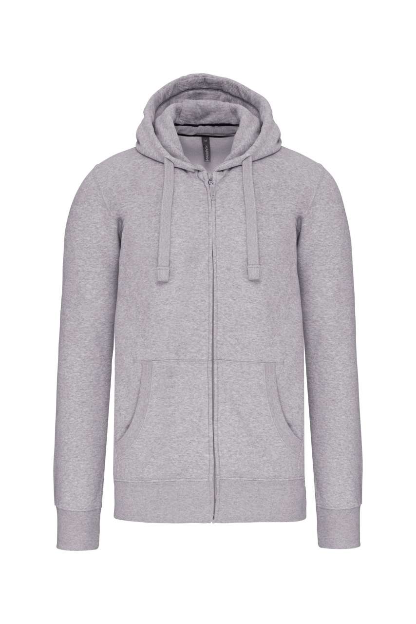 KA454 - MEN'S FULL ZIP HOODED SWEATSHIRT