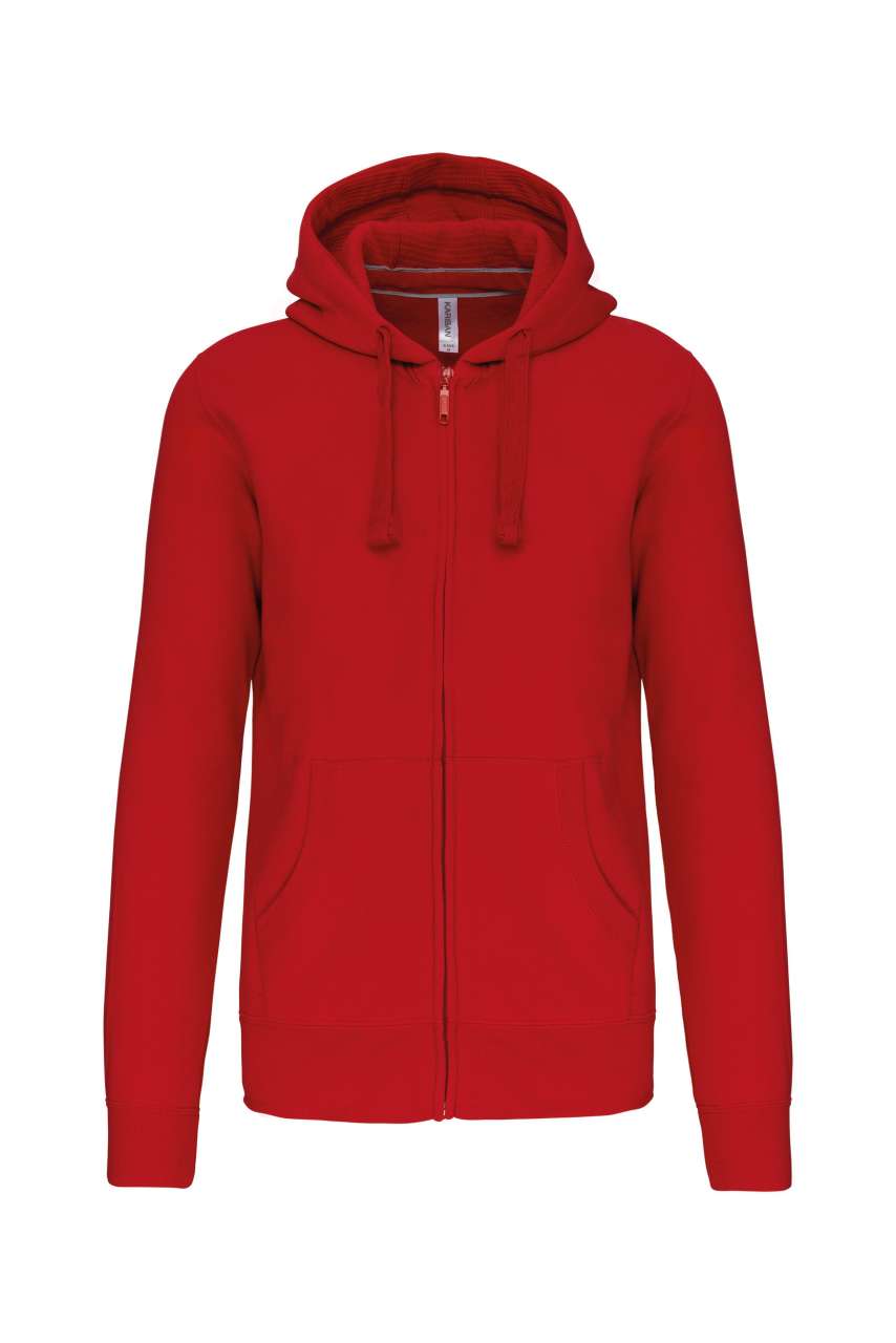KA454 - MEN'S FULL ZIP HOODED SWEATSHIRT