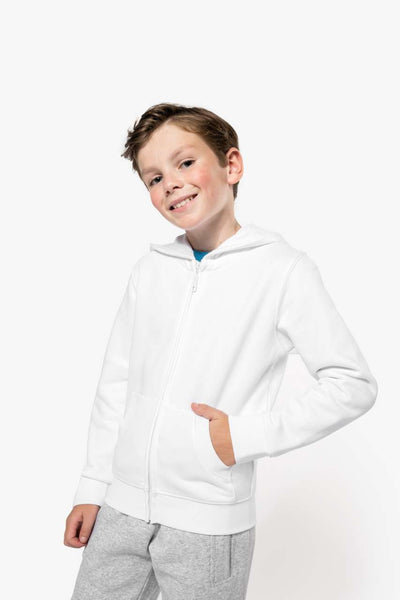 KA455 - KIDS FULL ZIP HOODED SWEATSHIRT