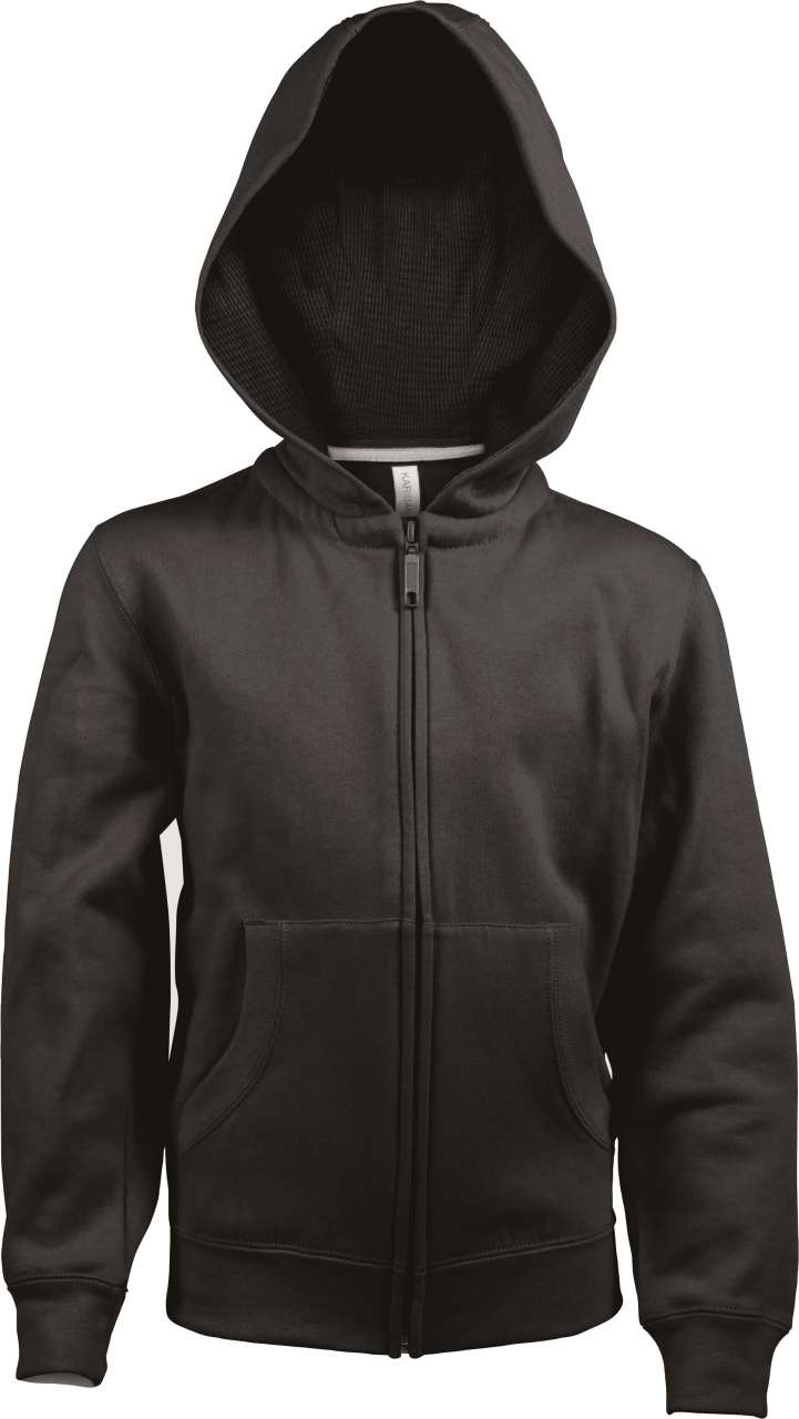 KA455 - KIDS FULL ZIP HOODED SWEATSHIRT