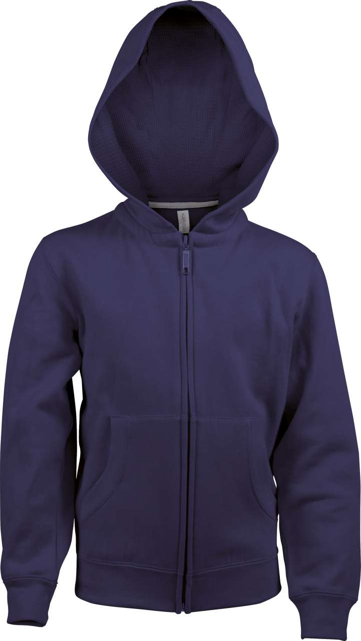 KA455 - KIDS FULL ZIP HOODED SWEATSHIRT