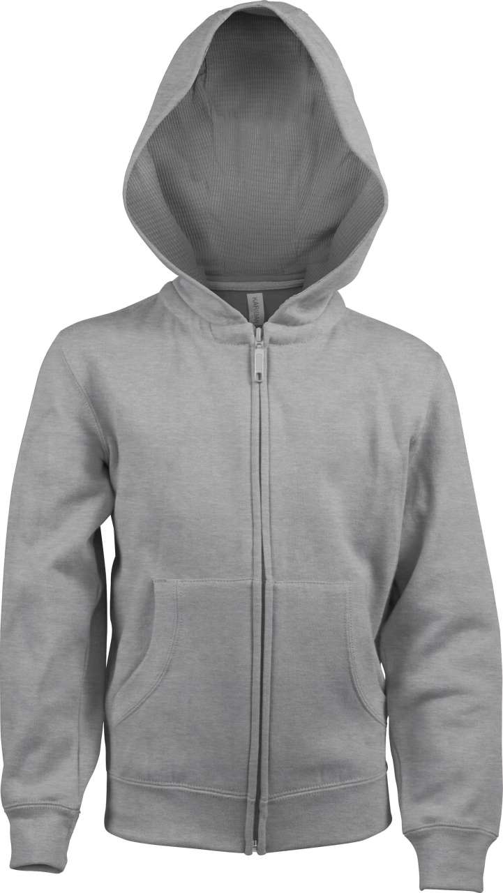 KA455 - KIDS FULL ZIP HOODED SWEATSHIRT