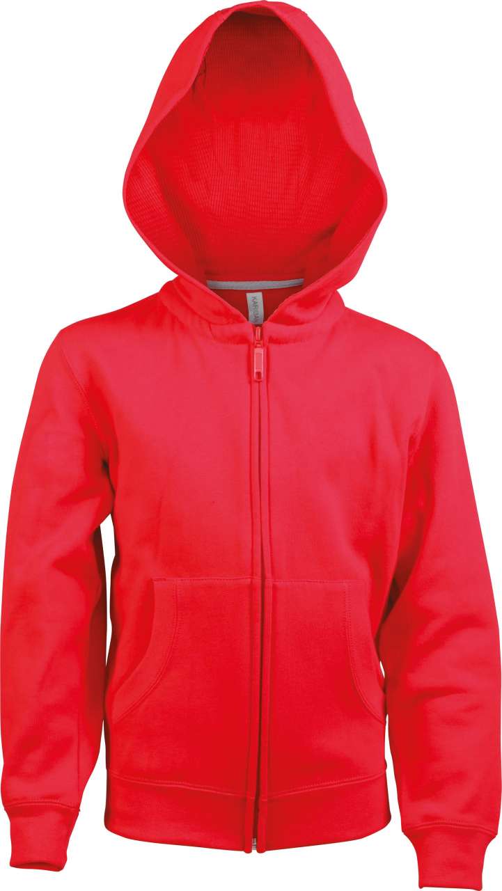 KA455 - KIDS FULL ZIP HOODED SWEATSHIRT