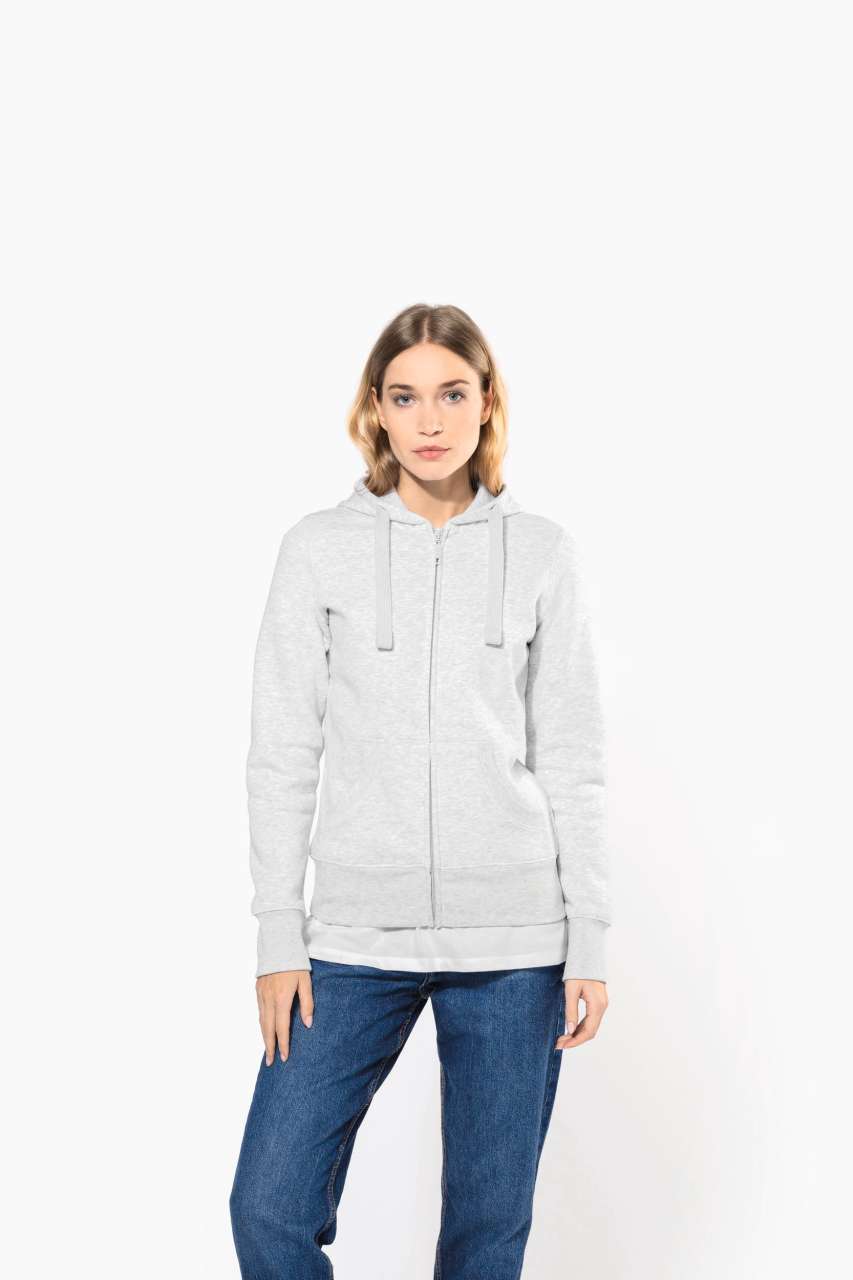 KA464 - LADIES' FULL ZIP HOODED SWEATSHIRT