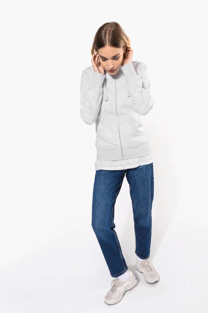 KA464 - LADIES' FULL ZIP HOODED SWEATSHIRT