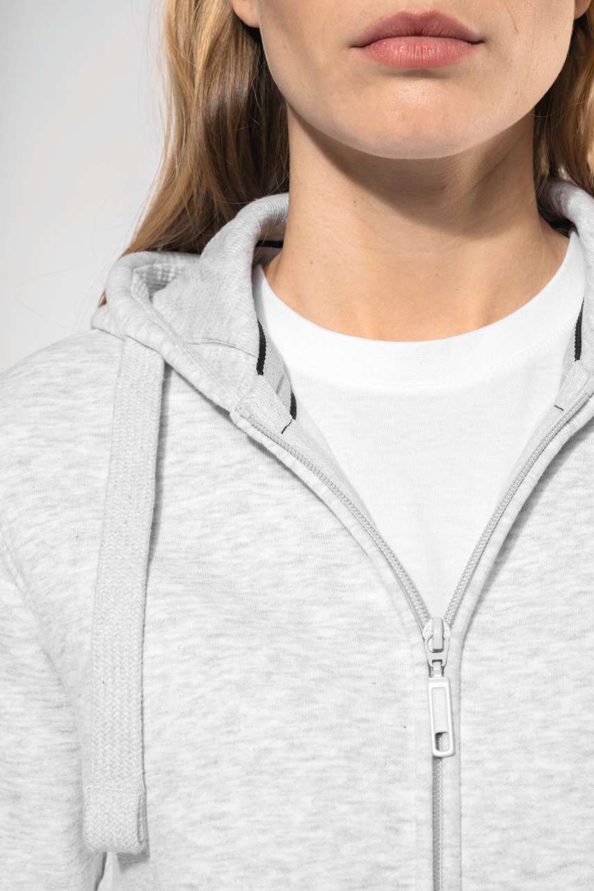 KA464 - LADIES' FULL ZIP HOODED SWEATSHIRT