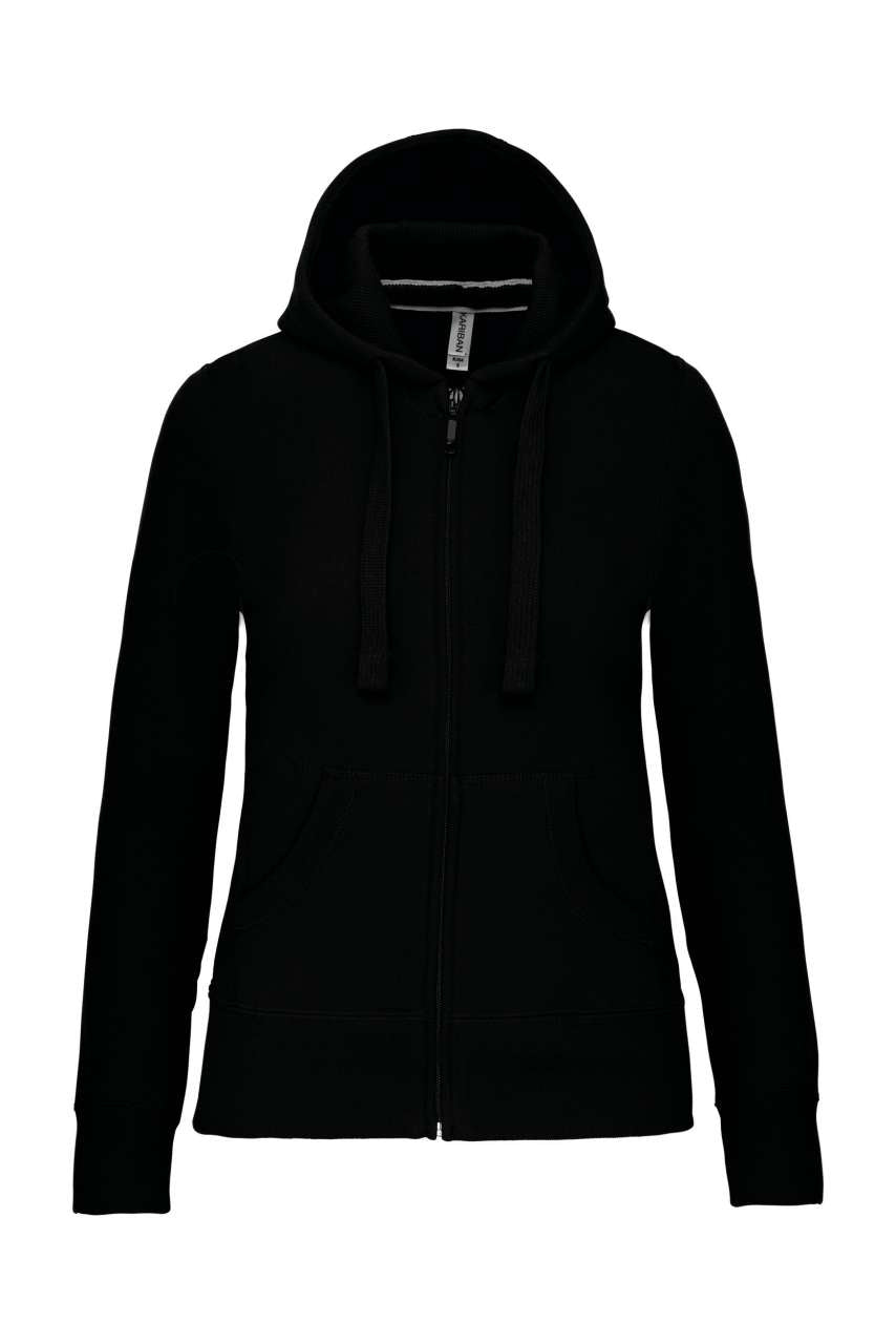 KA464 - LADIES' FULL ZIP HOODED SWEATSHIRT