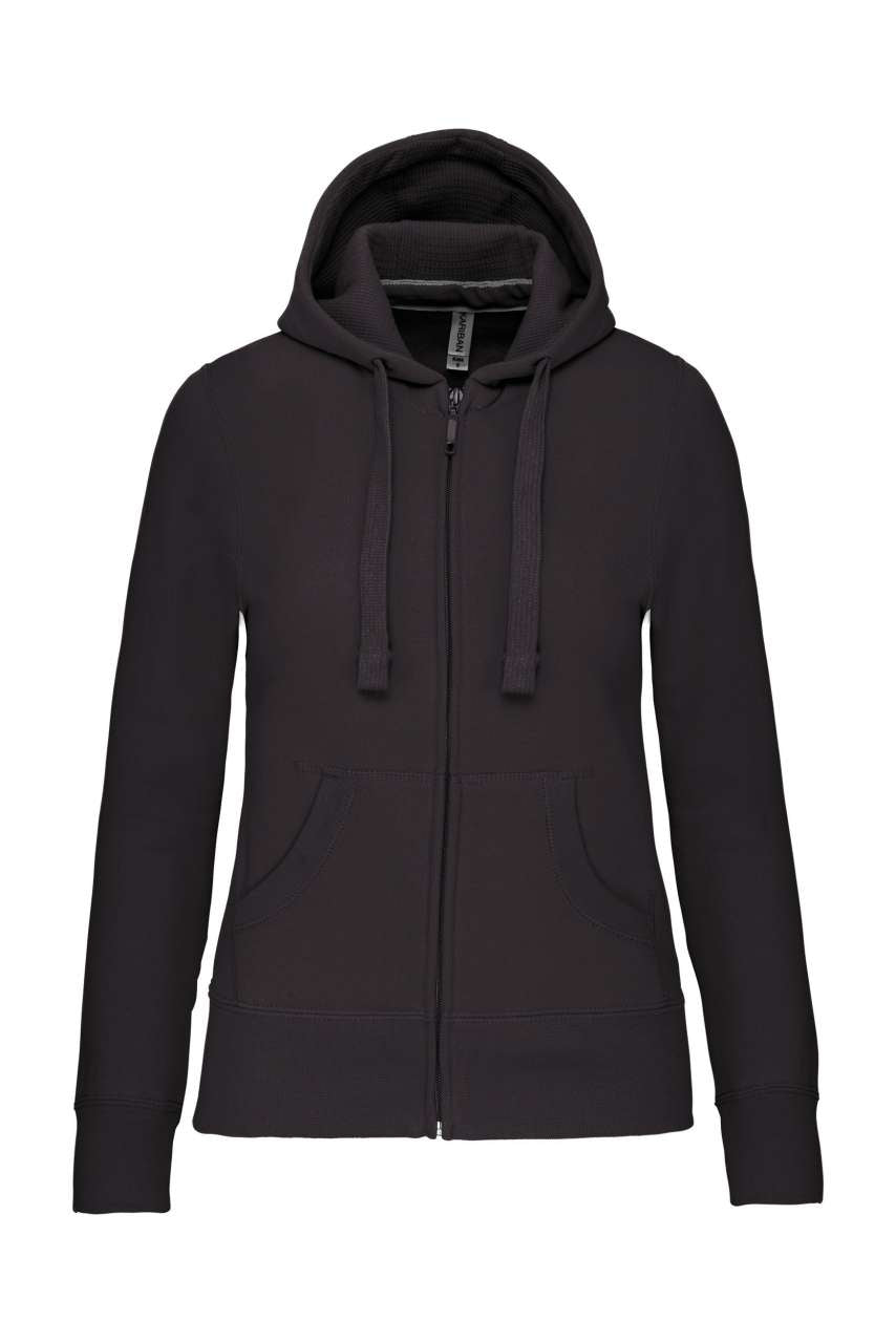 KA464 - LADIES' FULL ZIP HOODED SWEATSHIRT