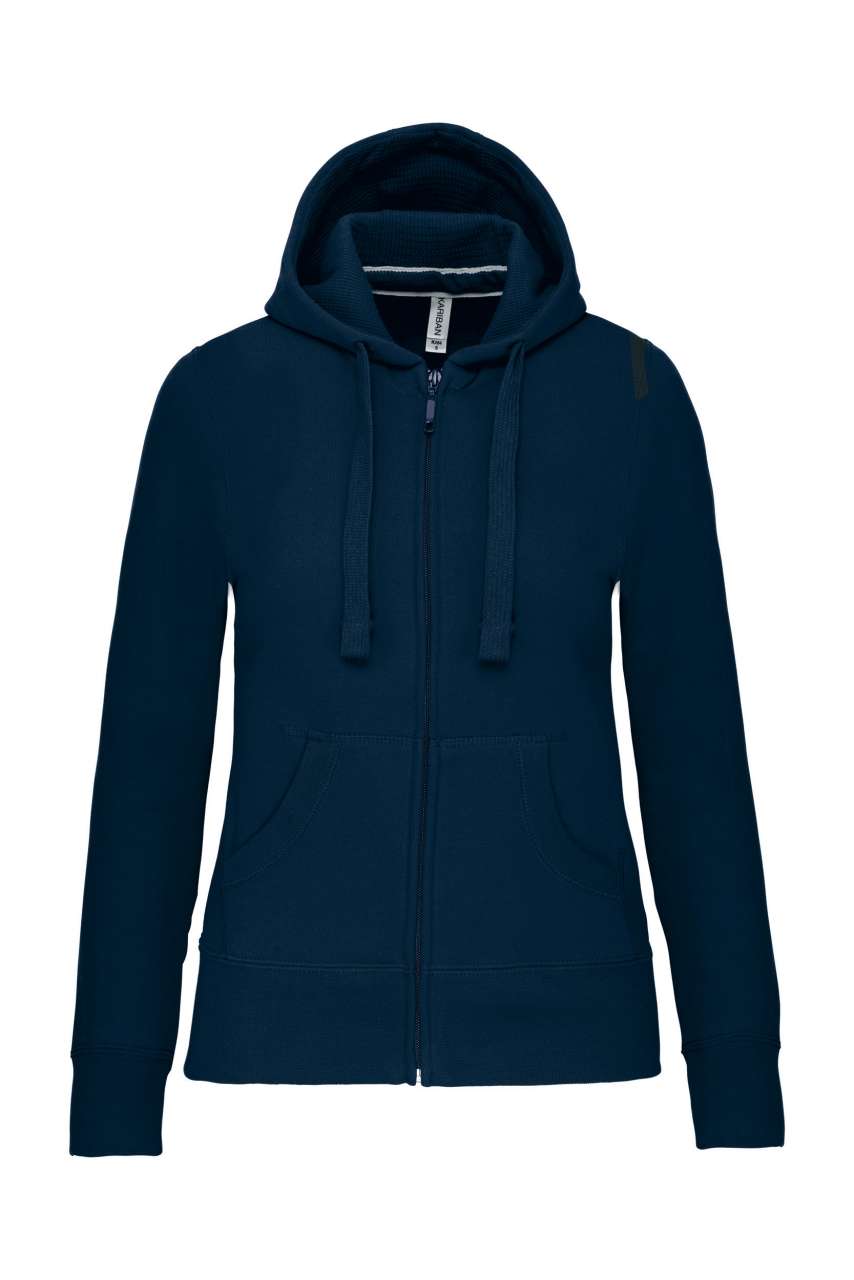 KA464 - LADIES' FULL ZIP HOODED SWEATSHIRT