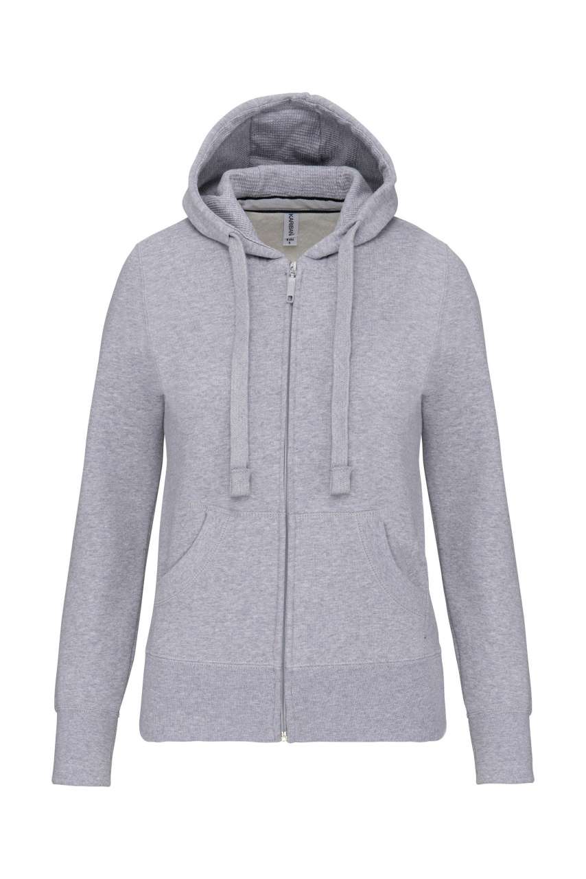 KA464 - LADIES' FULL ZIP HOODED SWEATSHIRT
