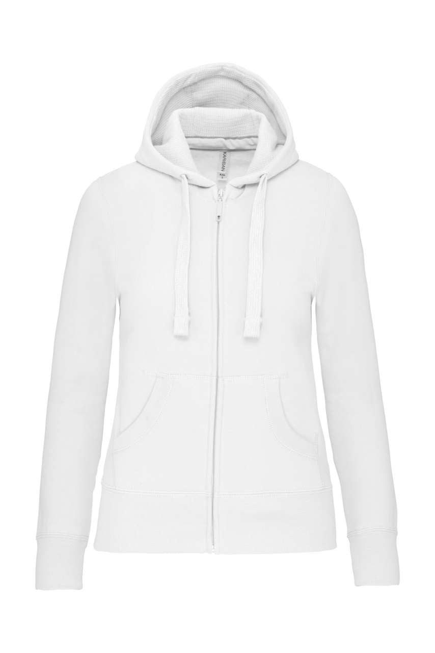 KA464 - LADIES' FULL ZIP HOODED SWEATSHIRT