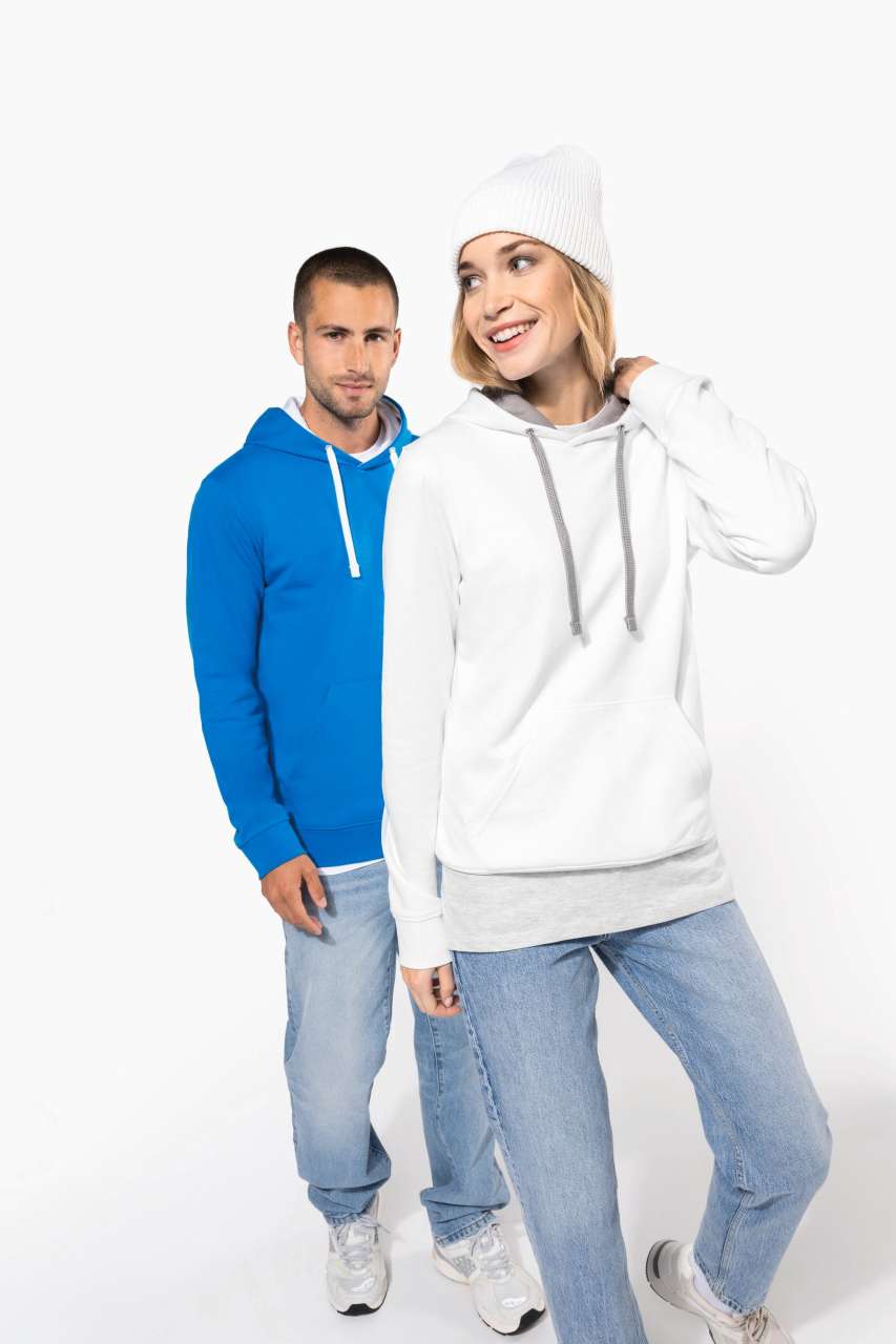KA465 - LADIES’ CONTRAST HOODED SWEATSHIRT – Mărimi XL