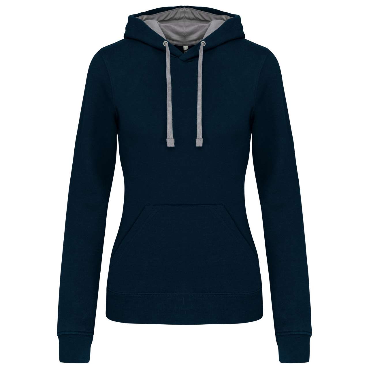 KA465 - LADIES’ CONTRAST HOODED SWEATSHIRT – Mărimi 2XL, XS, S, M, L