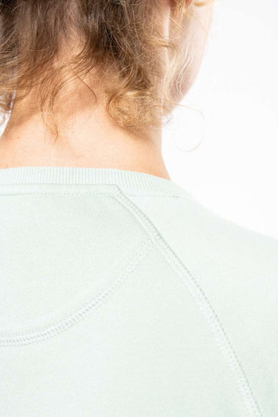 KA481 - LADIES’ ORGANIC COTTON CREW NECK RAGLAN SLEEVE SWEATSHIRT