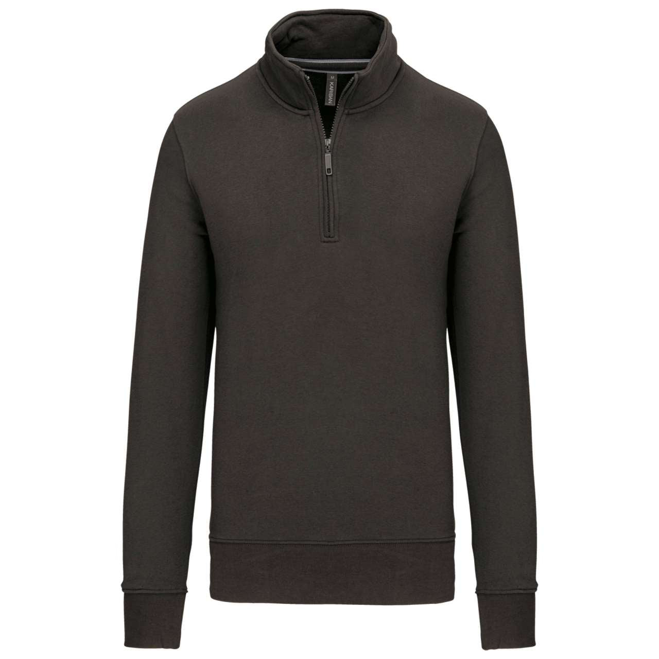KA487 - ZIPPED NECK SWEATSHIRT