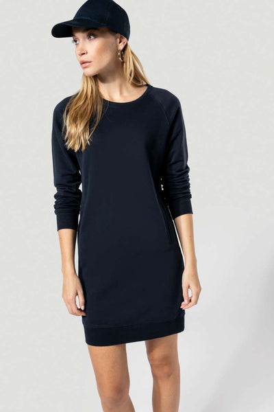 KA493 - ORGANIC FLEECE LOUNGE DRESS